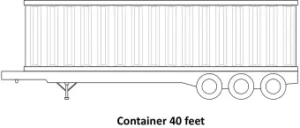 FM 340 TH - CONTAINER 40 FEET