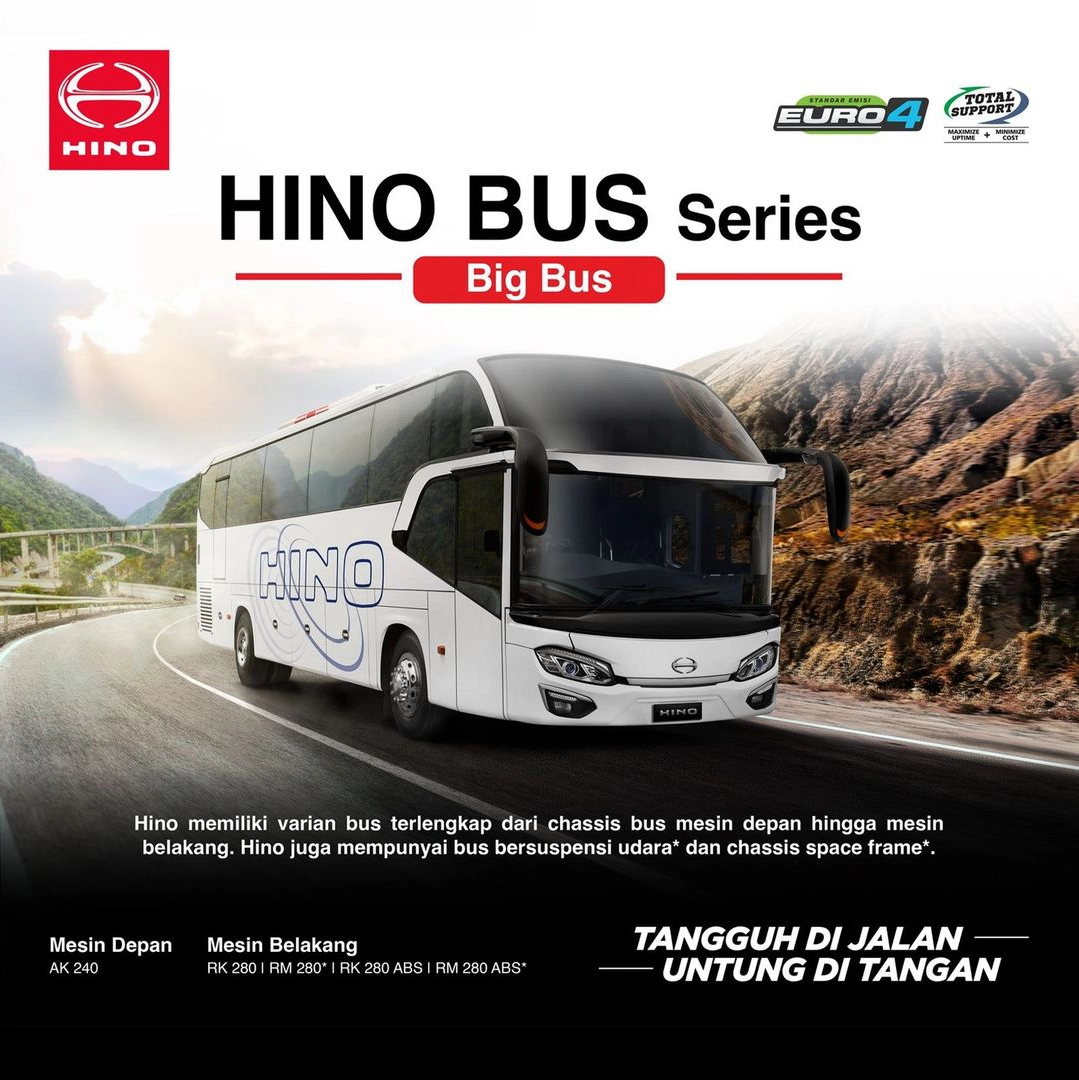 Daftar Harga Hino Bus Series: Varian, Spesifikasi, dan Harga 2024